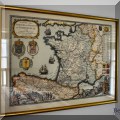 A24. French map of the Camino de Santiago Compostela 